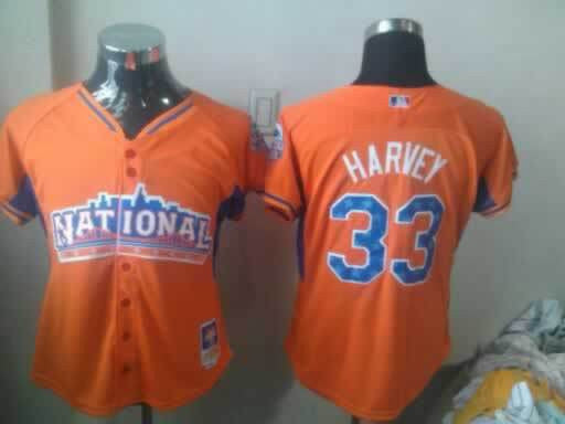Harvey New York Mets orange jersey