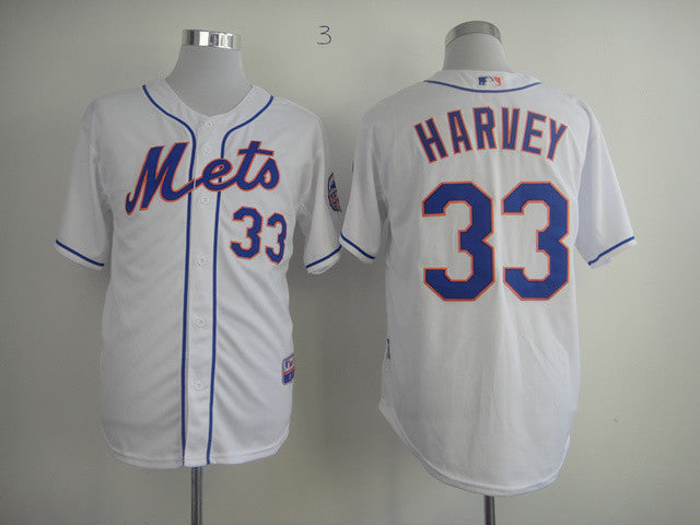 Harvey New York Mets white jersey
