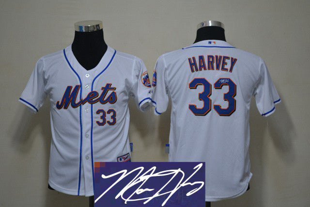Harvey New York Mets white jersey