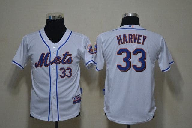 Harvey New York Mets white jersey