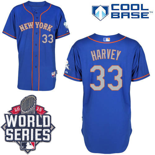 Matt Harvey New York Mets blue Alternate jersey