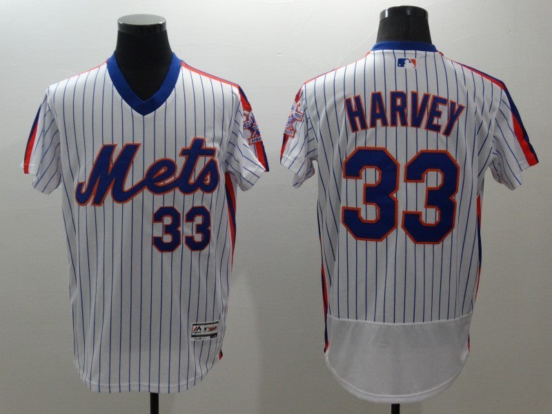 Matt Harvey New York Mets white jersey