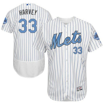 Matt Harvey New York Mets white Authentic jersey