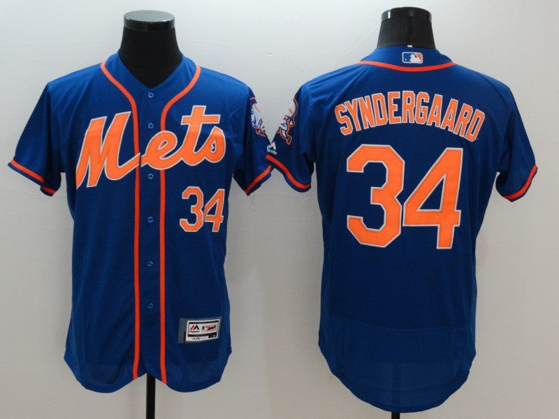 Noah Sydergaard New York Mets blue jersey