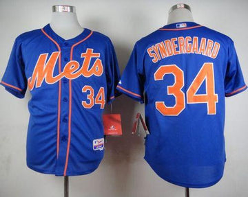 Noah Syndergaard New York Mets blue Alternate jersey