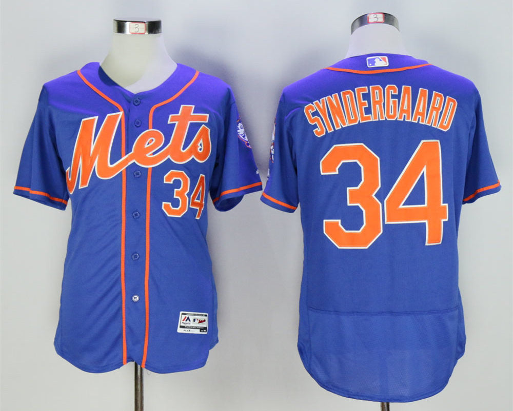Noah Syndergaard New York Mets blue jersey