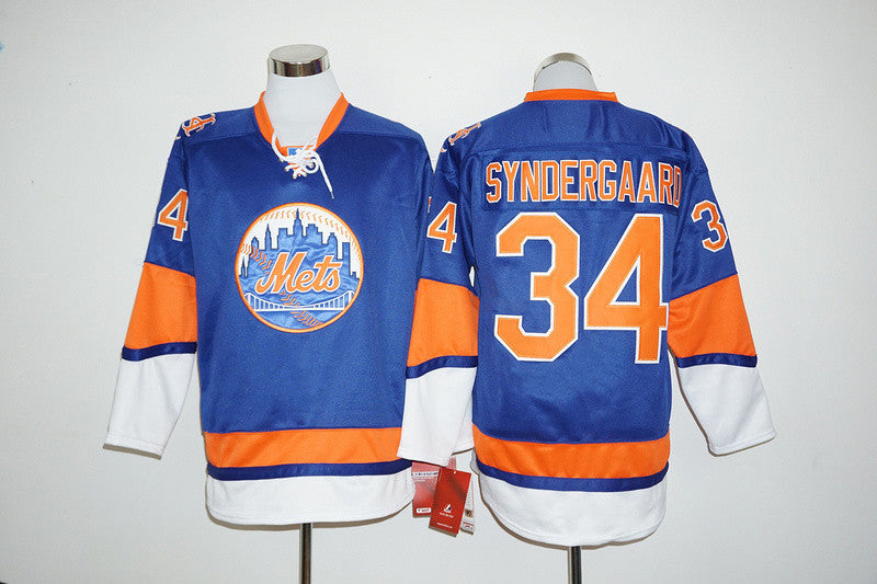 Noah Syndergaard New York Mets blue jersey