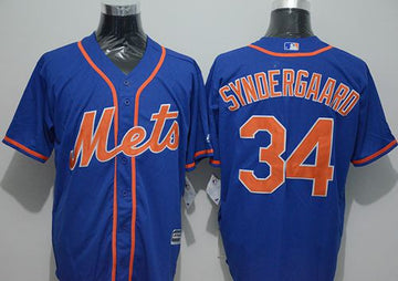 Noah Syndergaard New York Mets blue Alternate jersey