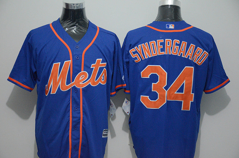 Noah Syndergaard New York Mets blue jersey