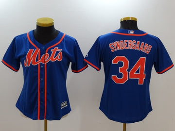 Noah Syndergaard New York Mets blue jersey