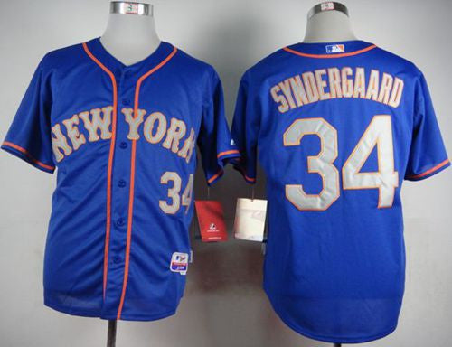 Noah Syndergaard New York Mets blue Alternate jersey