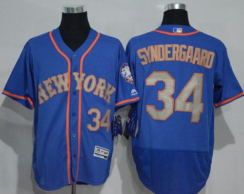 Noah Syndergaard New York Mets blue Authentic jersey