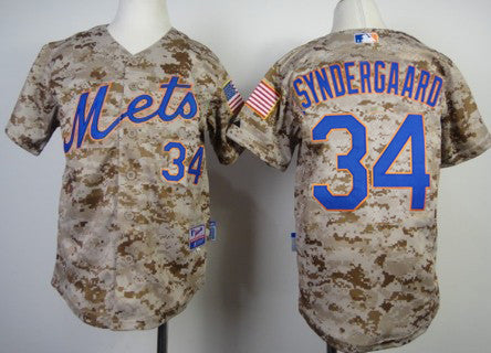 Noah Syndergaard New York Mets camo Camo jersey