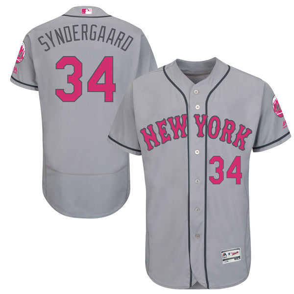 Noah Syndergaard New York Mets grey jersey