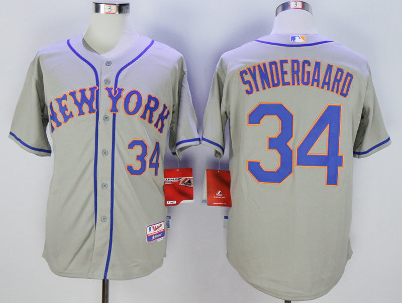 Noah Syndergaard New York Mets grey jersey
