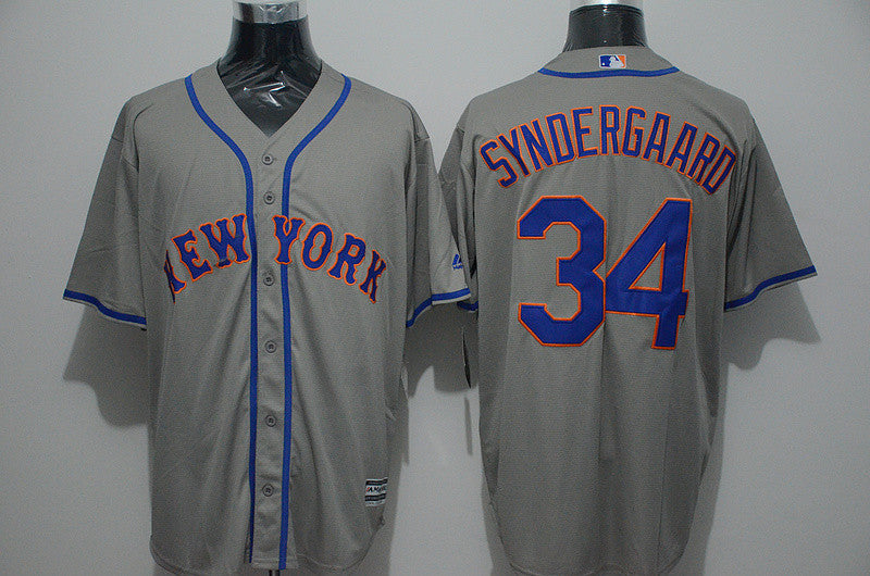 Noah Syndergaard New York Mets grey jersey