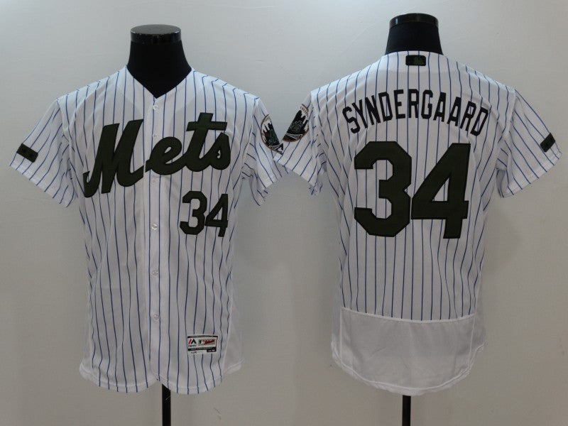 Noah Syndergaard New York Mets white jersey