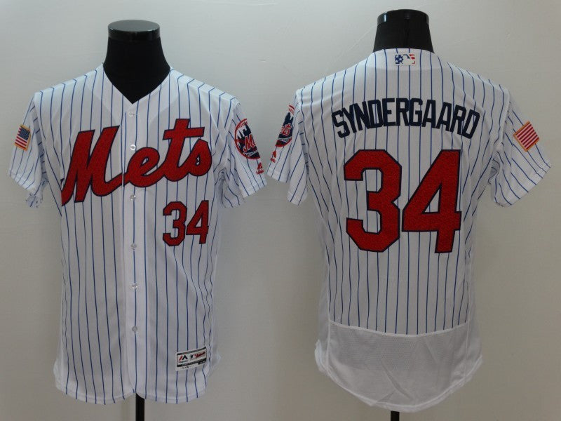 Noah Syndergaard New York Mets white Fashion jersey