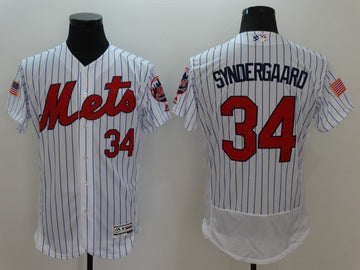 Noah Syndergaard New York Mets white Fashion jersey