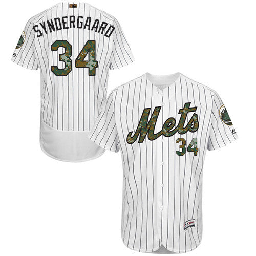 Noah Syndergaard New York Mets white jersey