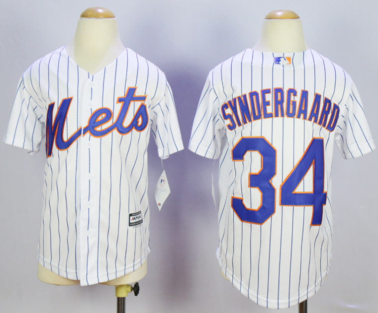 Noah Syndergaard New York Mets white jersey