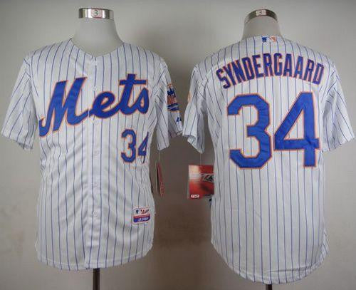 Noah Syndergaard New York Mets white Home jersey