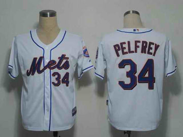 Pelfrey New York Mets white jersey