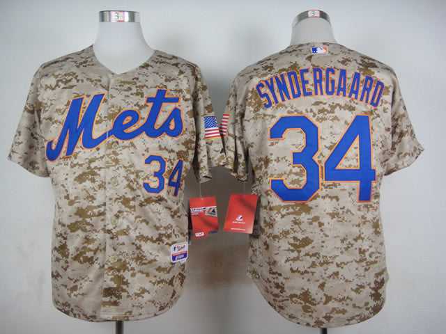 Syndergaard New York Mets camo Alternate jersey