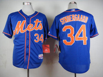 Syndergaard New York Mets blue jersey