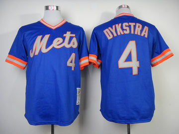 Dykstra New York Mets blue Throwback jersey
