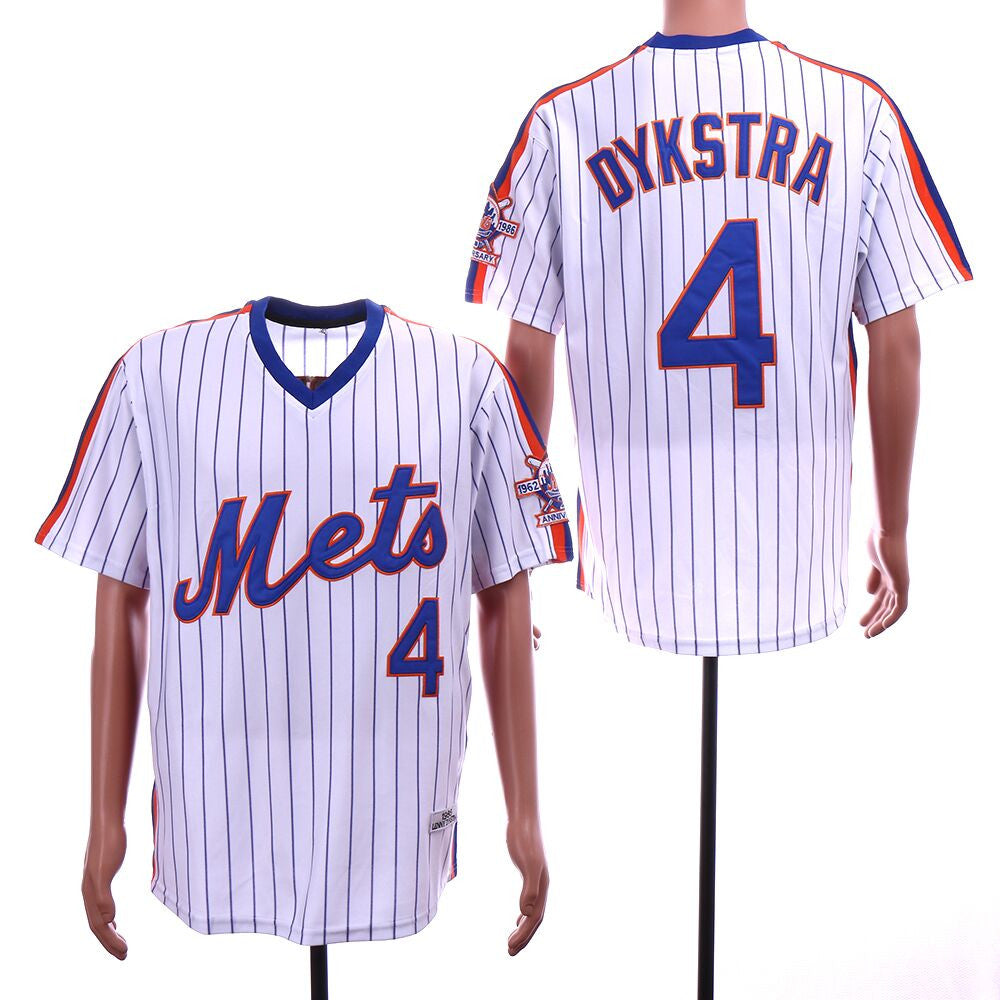 Lenny Dykstra New York Mets white Throwback jersey