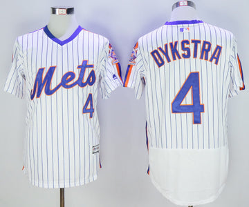 Lenny Dykstra New York Mets white Throwback jersey