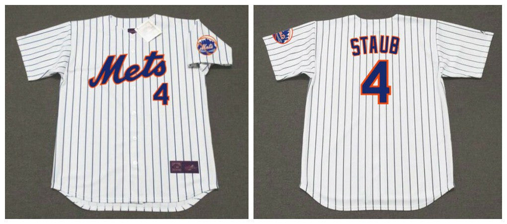 Rusty Staub New York Mets white Throwback jersey