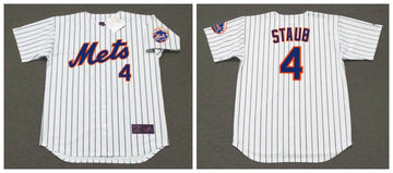Rusty Staub New York Mets white Throwback jersey