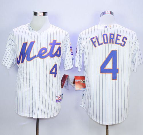 Wilmer Flores New York Mets white Home jersey