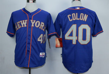 Bartolo Colon New York Mets blue Road jersey