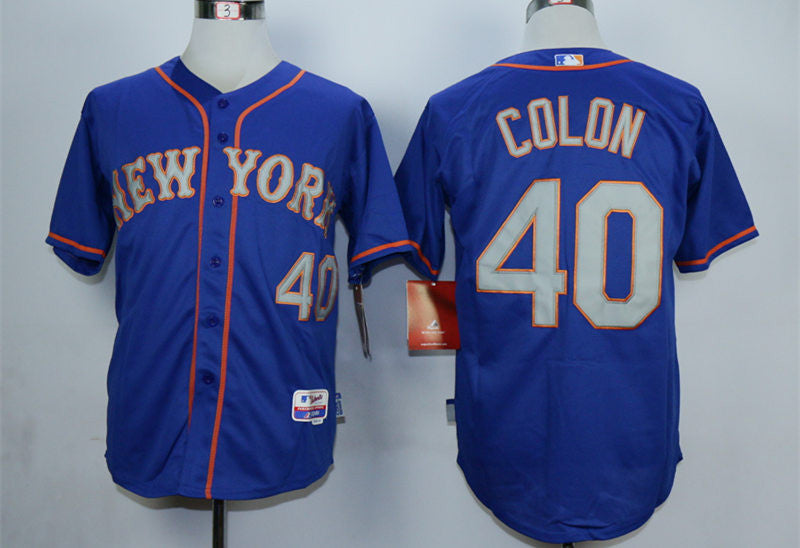 Bartolo Colon New York Mets blue Road jersey