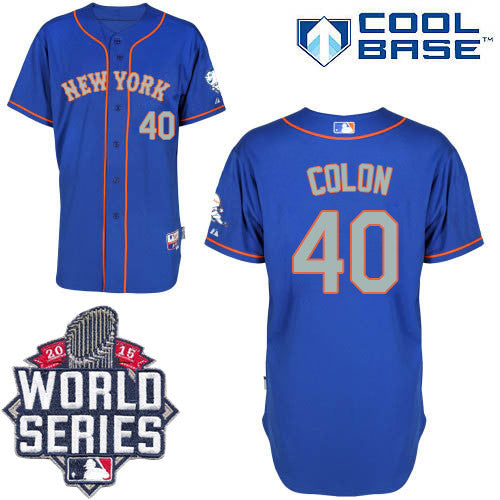 Bartolo Colon New York Mets blue Alternate jersey
