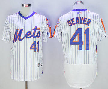 Tom Seaver New York Mets white Throwback jersey