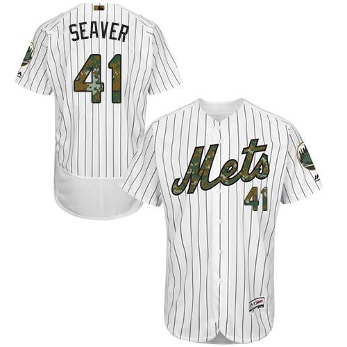 Tom Seaver New York Mets white Authentic jersey