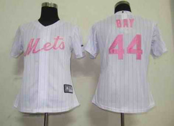 Bay White New York Mets pink jersey