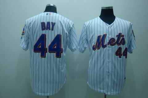 Bay White New York Mets blue jersey