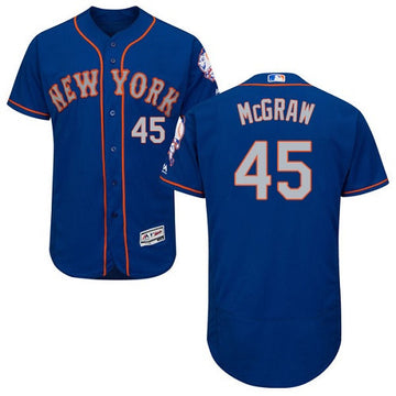 Tug McGraw New York Mets blue Alternate jersey