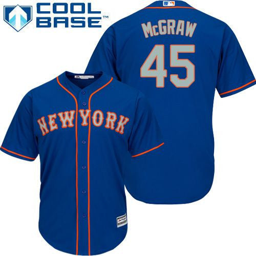 Tug McGraw New York Mets blue Alternate jersey