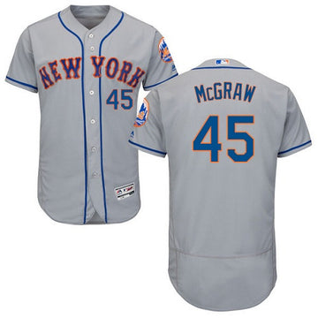 Tug McGraw New York Mets gray jersey