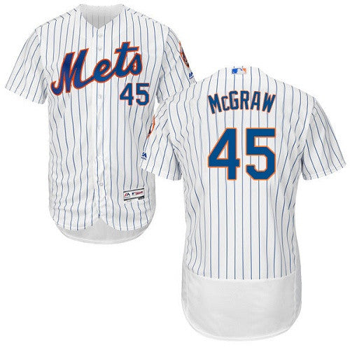 Tug McGraw New York Mets white jersey