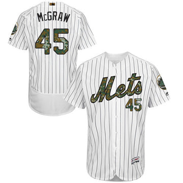 Tug McGraw New York Mets white jersey