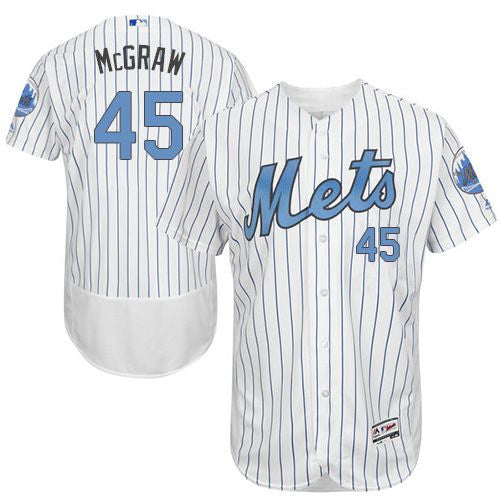 Tug McGraw New York Mets white Authentic jersey