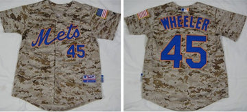 Wheeler New York Mets camo Camo jersey