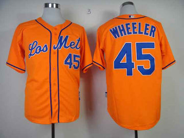 Wheeler New York Mets orange jersey